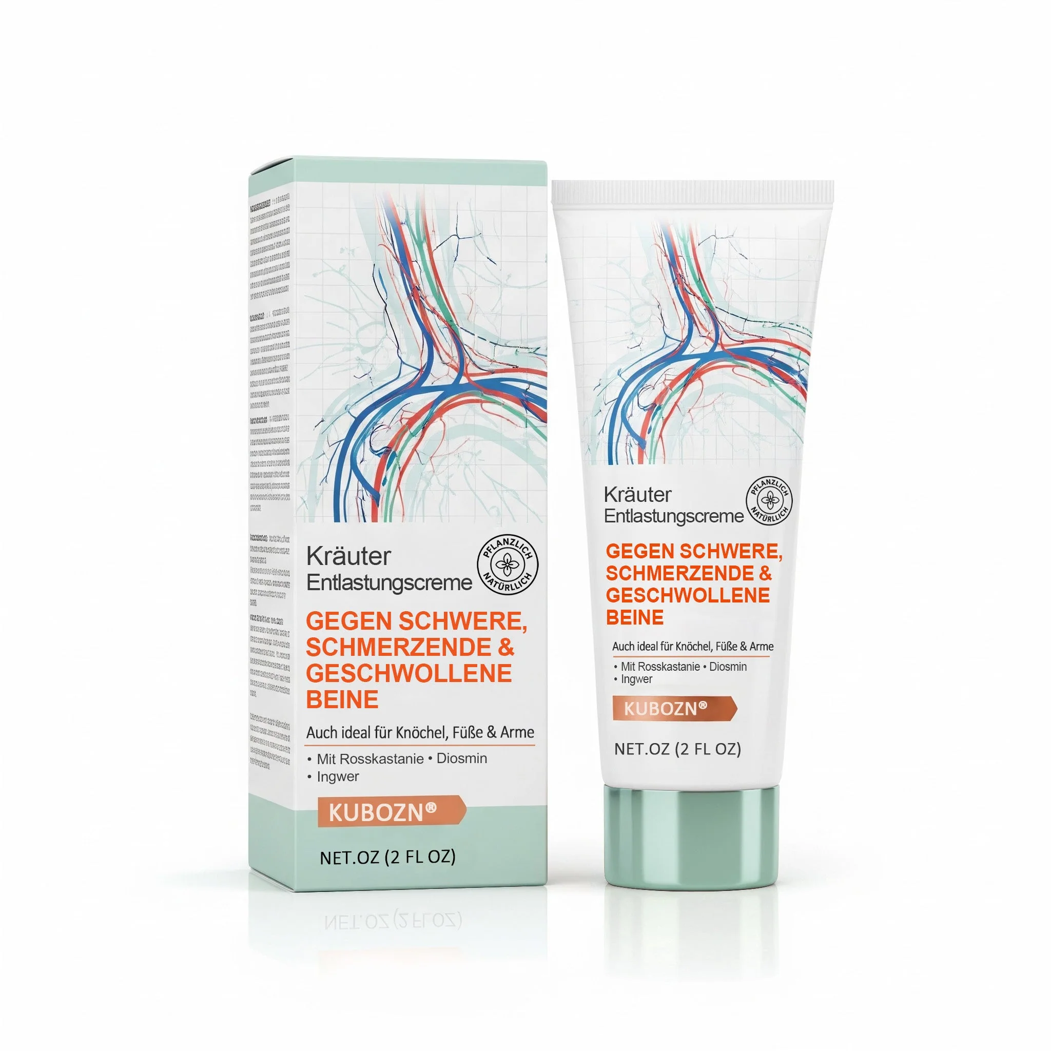 đż KUBOZNÂŽ Lymphatische Entgiftungs-Herbal-Creme (2025 VERSION)
