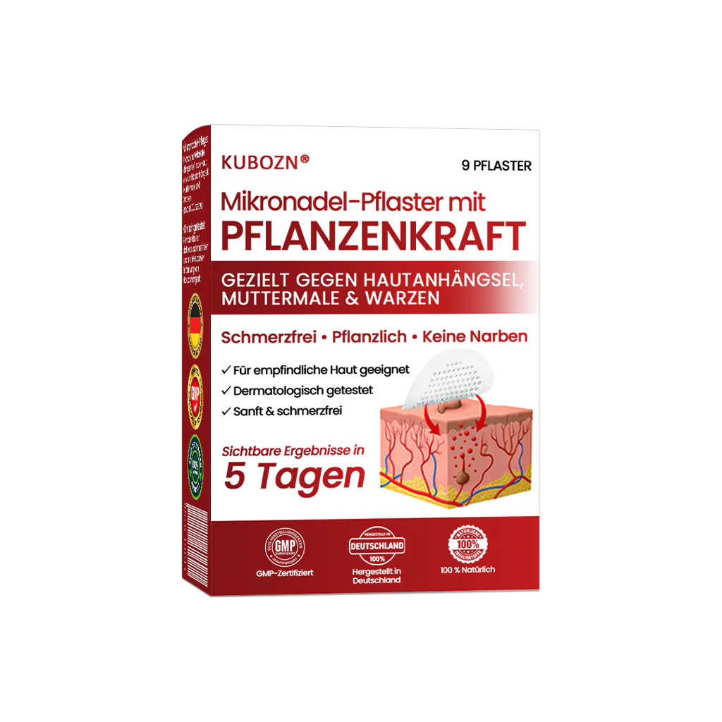 ⭐ KUBOZN® Mikronadel-Pflaster – 2025 optimierte Formel gegen Hautanhängsel & Warzen - Image 8