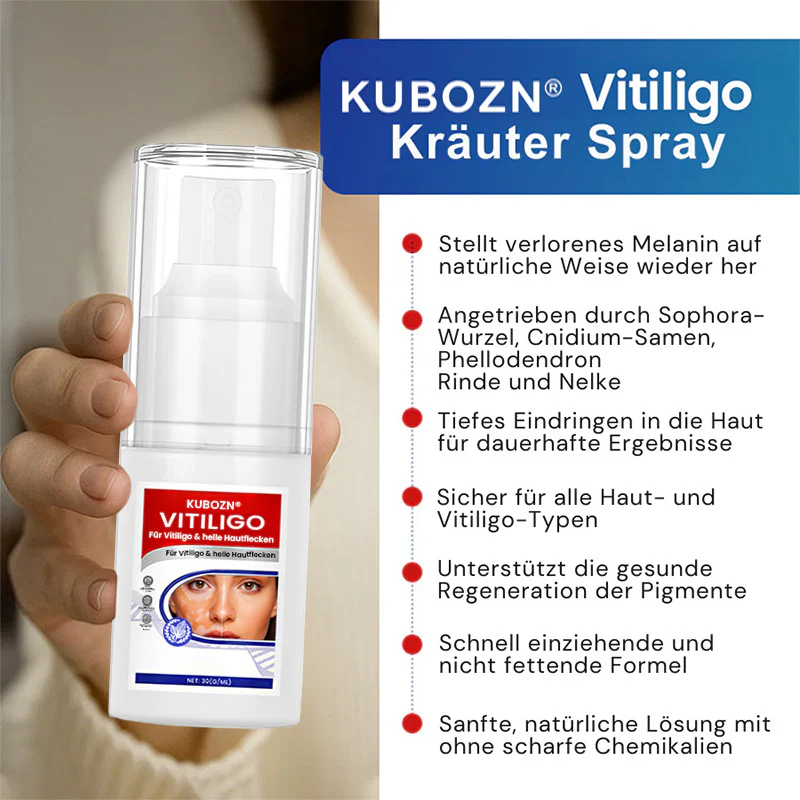 KUBOZN® Spray gegen Vitiligo — Dermatologisch getestet, pflanzlich & steroidfrei  🅱︎ - Image 7