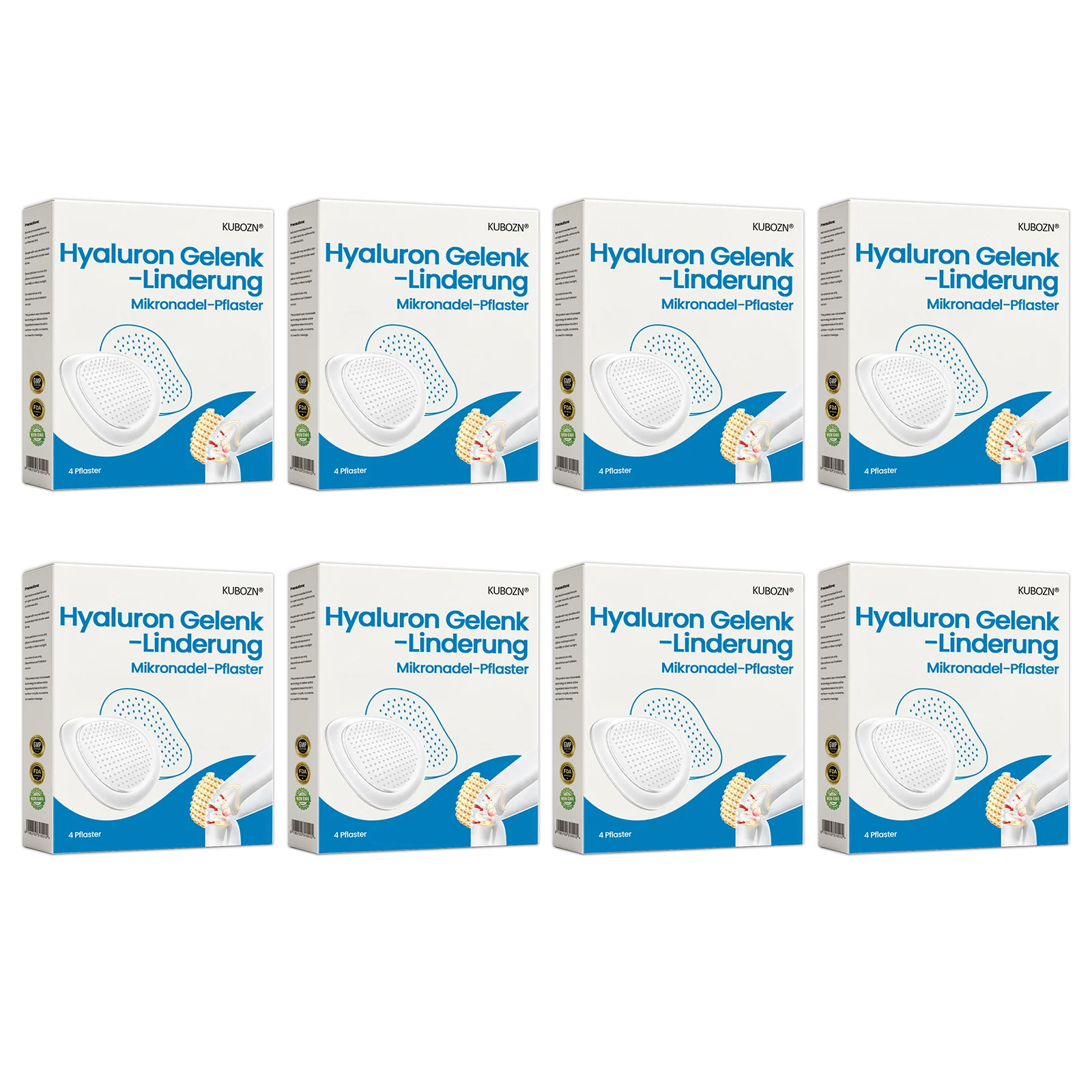 KUBOZN® Hyaluron Gelenk-Linderung Mikronadel-Pflaster - Image 9