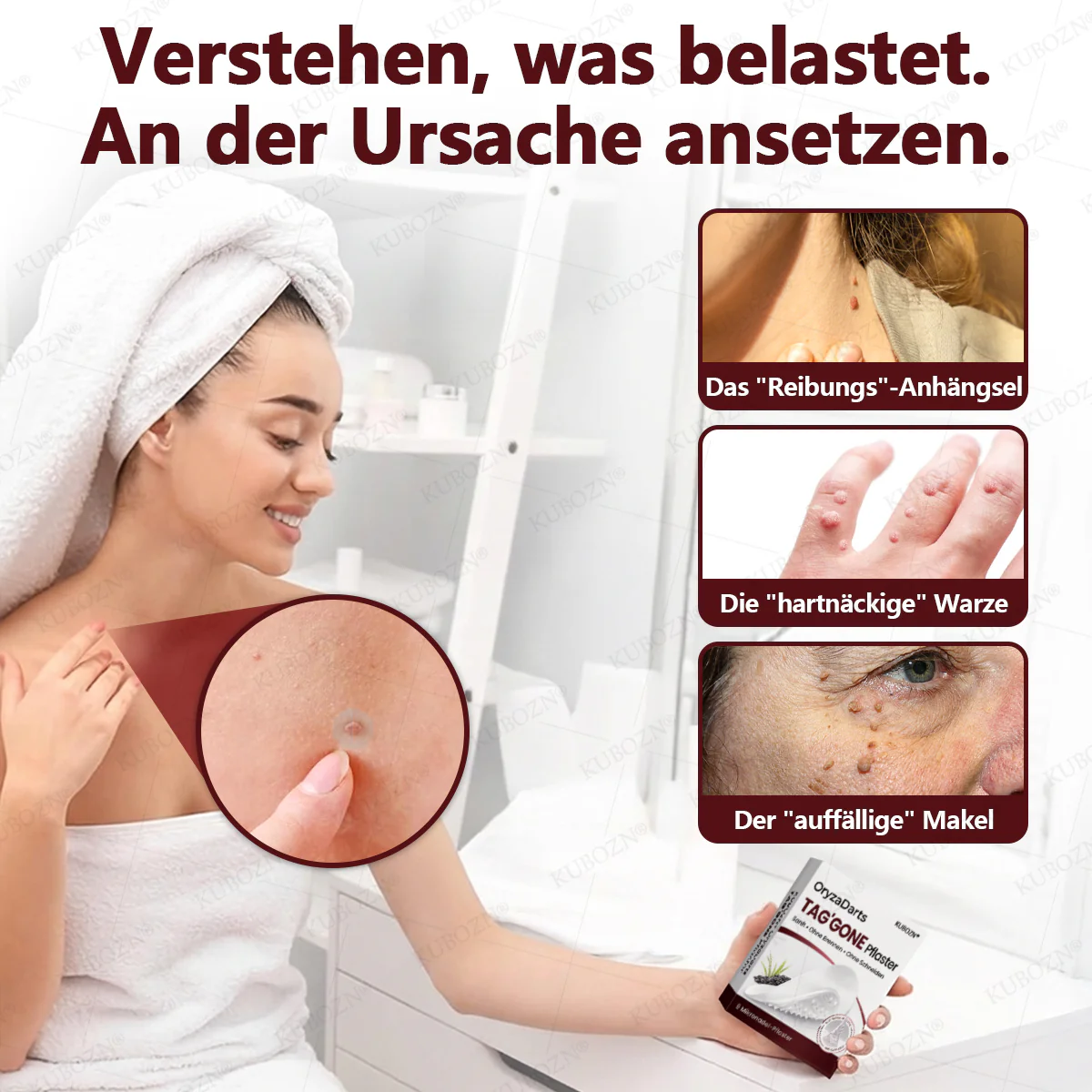 KUBOZN® OryzaDarts TAG’GONE – Schmerzfreie Entfernung an der Wurzel dank Schwarzer-Reis-Mikrotechnologie ✨ - Image 3