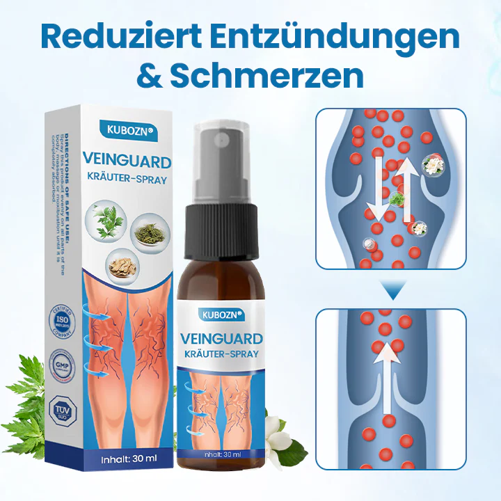 KUBOZN® VeinGuard Kräuterspray-✅Klinisch erwiesen, um Krampfadern in nur 7 Tagen zu beseitigen! 🅱︎ - Image 4
