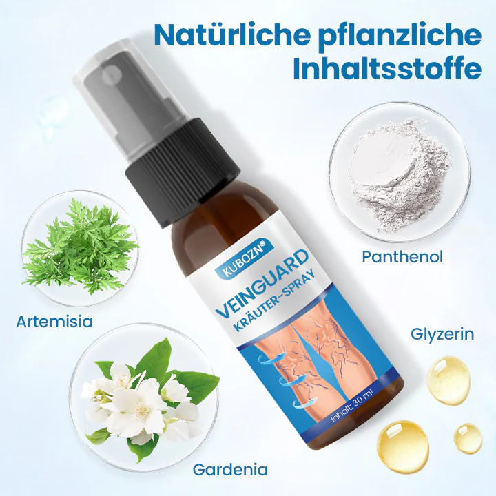KUBOZN® VeinGuard Kräuterspray-✅Klinisch erwiesen, um Krampfadern in nur 7 Tagen zu beseitigen! 🅱︎ - Image 5