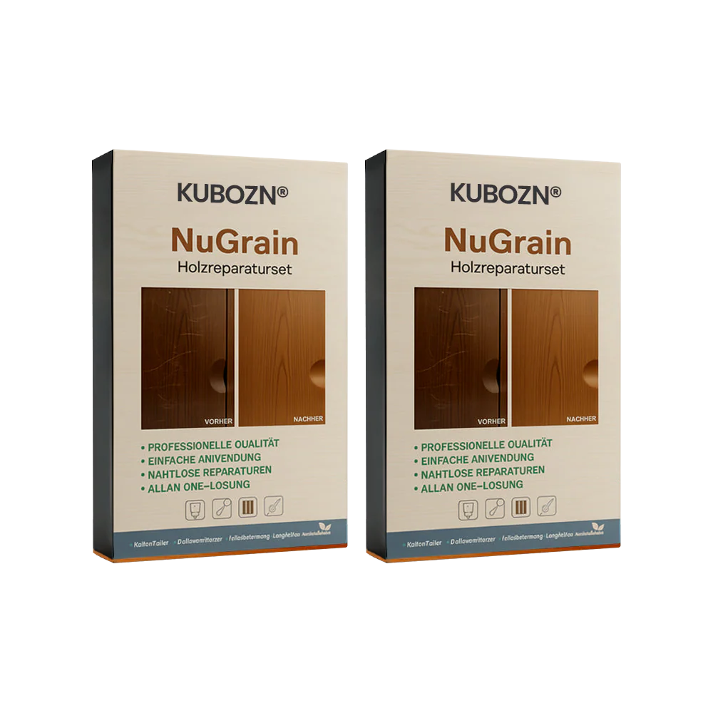 KUBOZN® NuGrain Holzreparatur-Set – 60s Reparatur & 3D-Holzfaser-Technologie 🅱︎ - Image 10