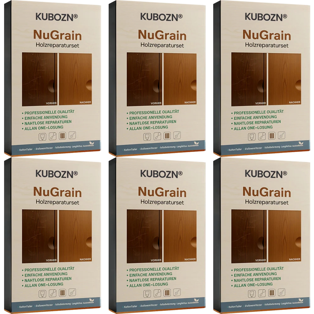 KUBOZN® NuGrain Holzreparatur-Set – 60s Reparatur & 3D-Holzfaser-Technologie 🅱︎ - Image 13