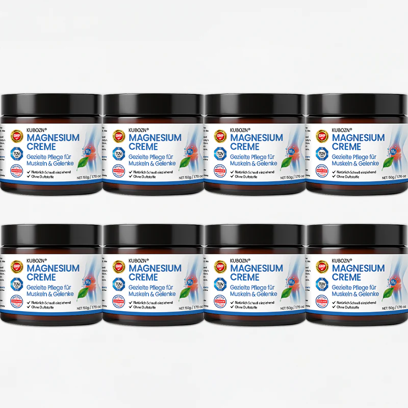 KUBOZN® Magnesium Creme – Spürbare Pflege & Entlastung für Muskeln & Gelenke | Hergestellt in Deutschland 🅱︎ - Image 10