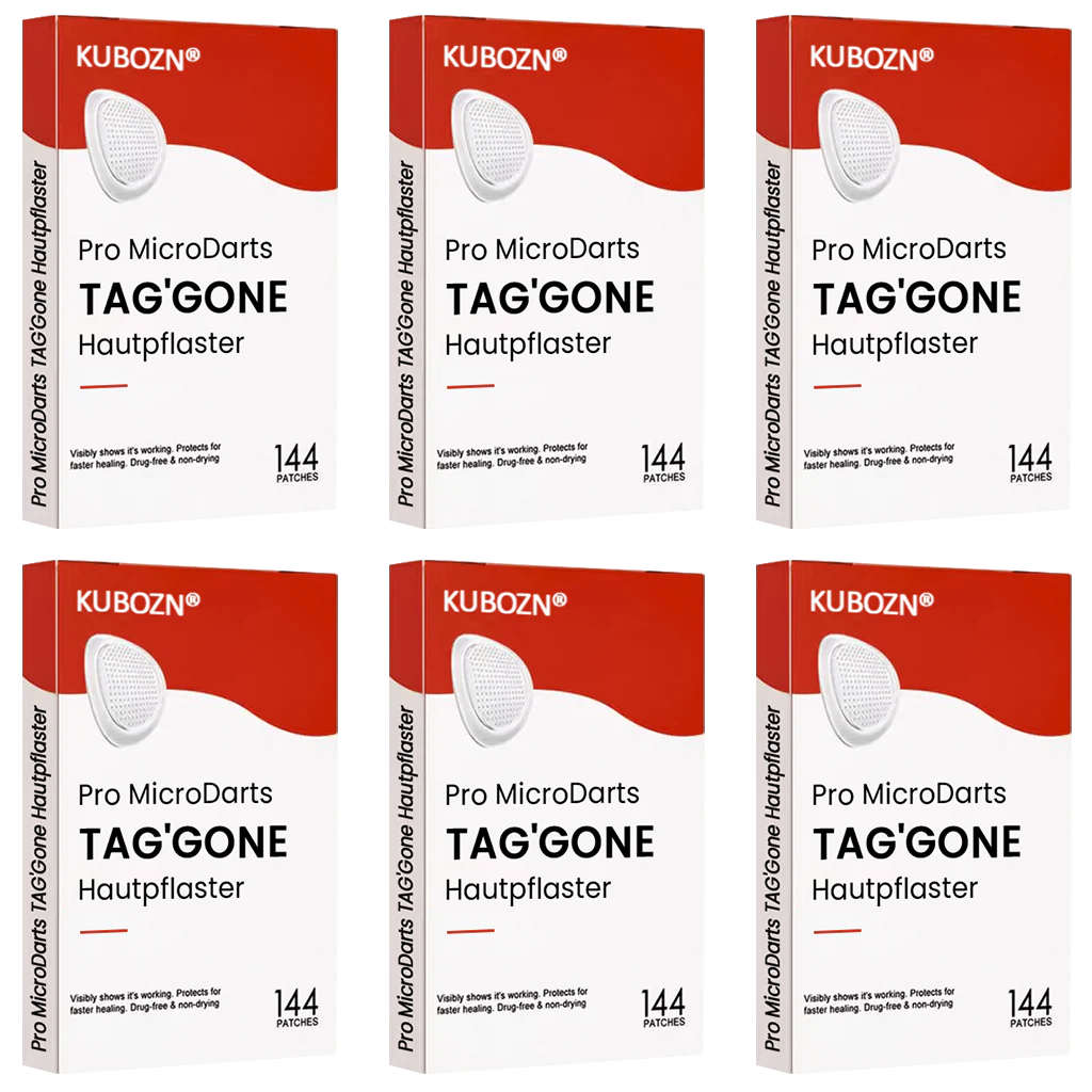 KUBOZN® Pro MicroDarts TAG'Gone Hautpflaster zur Skin-Tag-Entfernung 🅱︎ - Image 8