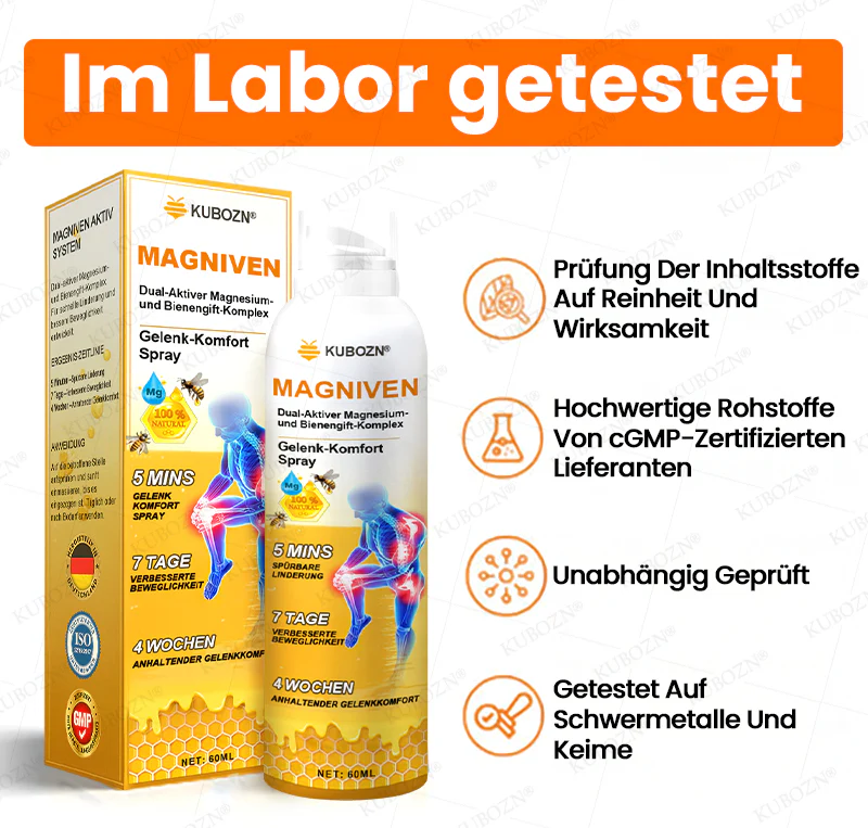 🇩🇪🛡️ KUBOZN® MagniVen Gelenk-Spray – Schnell. Beweglich. Spürbar. 🅱︎ - Image 12