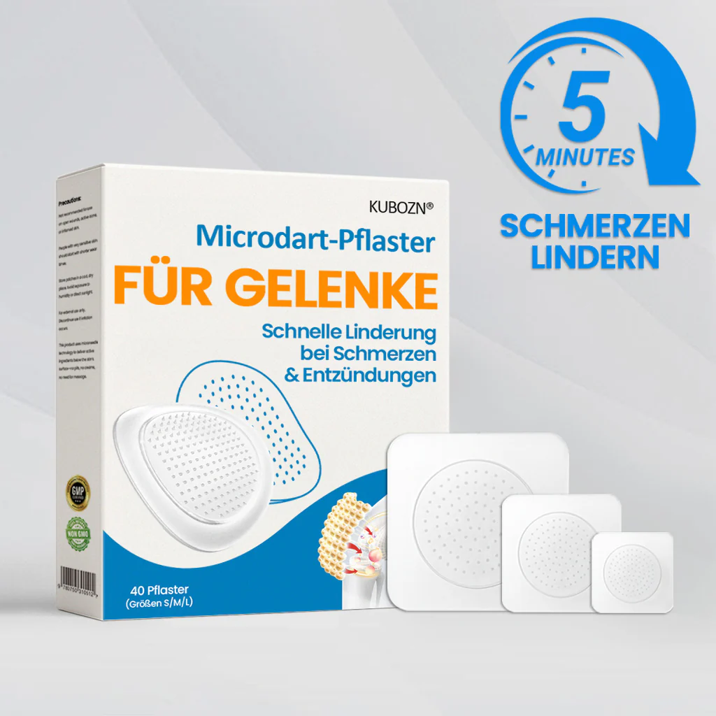 🧬KUBOZN® Mikronadel-Pflaster gegen Gelenkschmerzen & Entzündungen 🅱︎