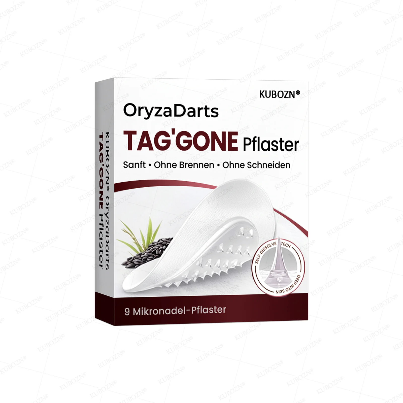 KUBOZN® OryzaDarts TAG’GONE – Schmerzfreie Entfernung an der Wurzel dank Schwarzer-Reis-Mikrotechnologie ✨ - Image 8