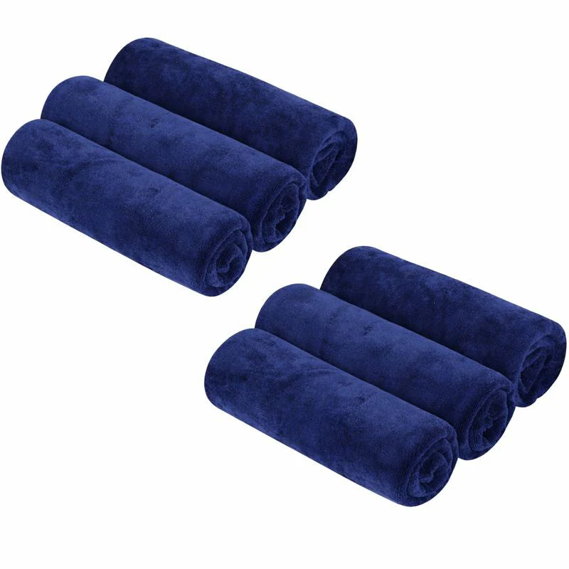 KUBOZN® Schnelltrocknende Mikrofaser-Tücher im 3er-Set – Gedrehte Schlingen für extra Saugkraft - Image 15